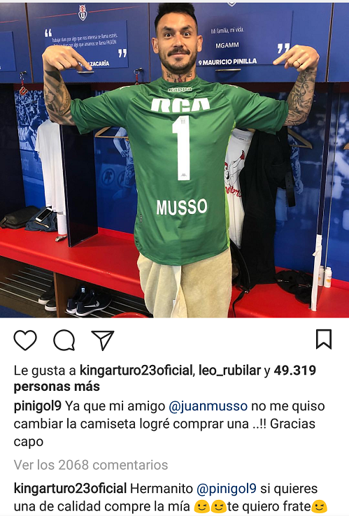 Mauricio Pinilla | Instagram