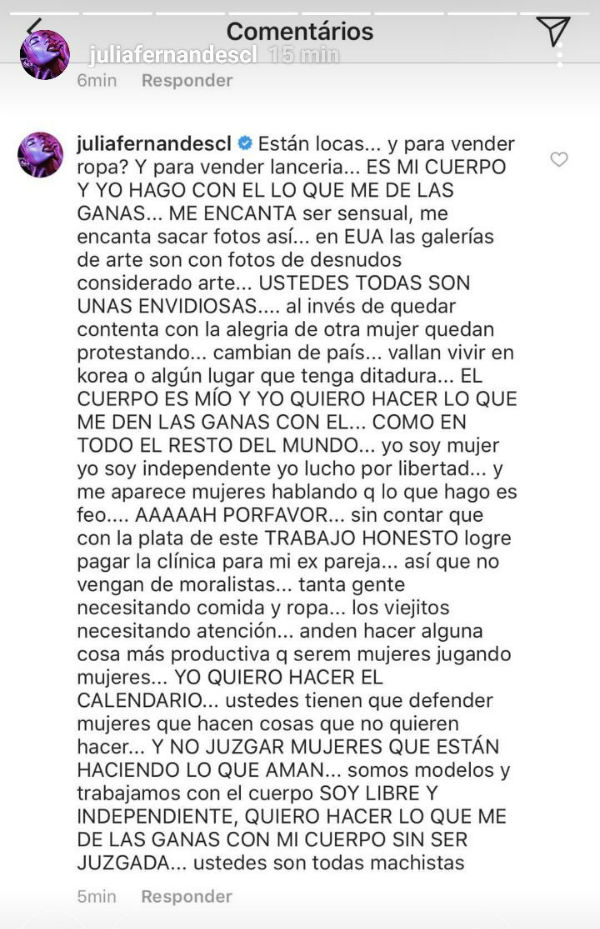 Julia Fernández | Instagram