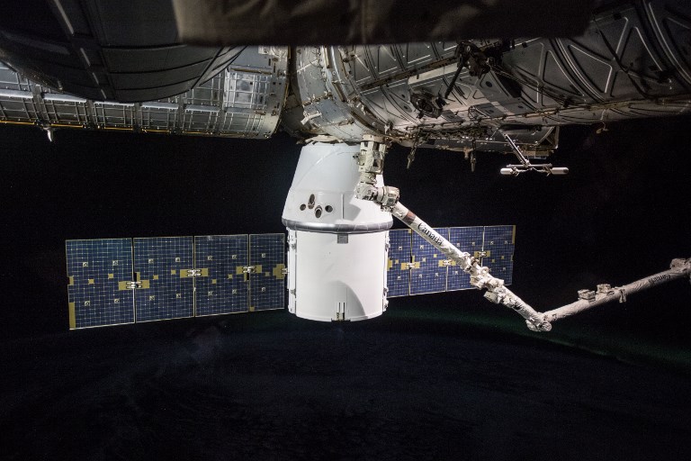 La cápsula Dragon de SpaceX