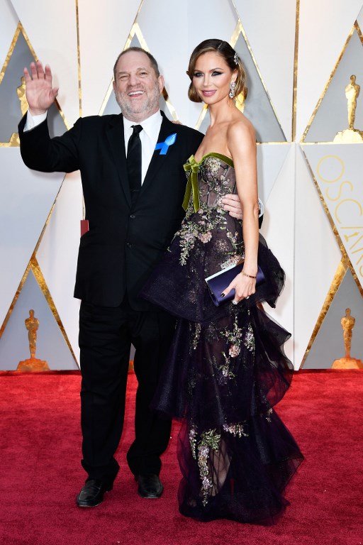 Harvey Weinstein y Georgina Chapman