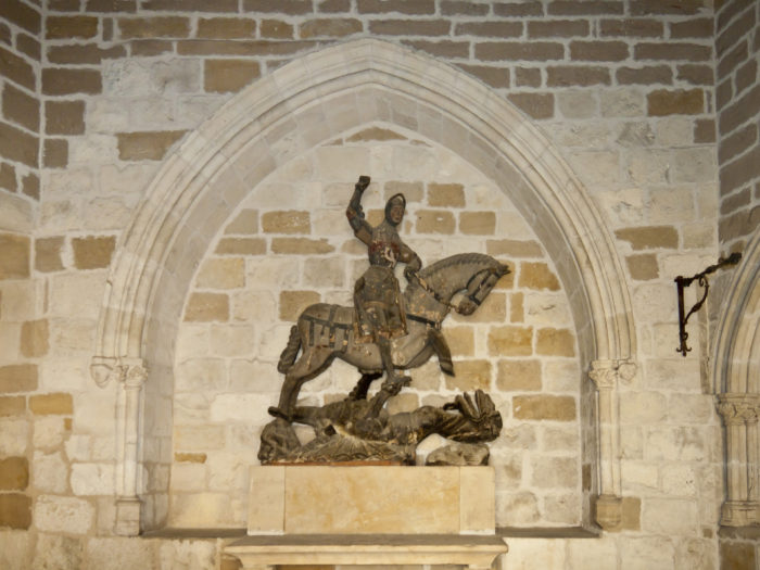 San Jorge y el dragón (Antes de la restauración) | Luis Sanz (CC)