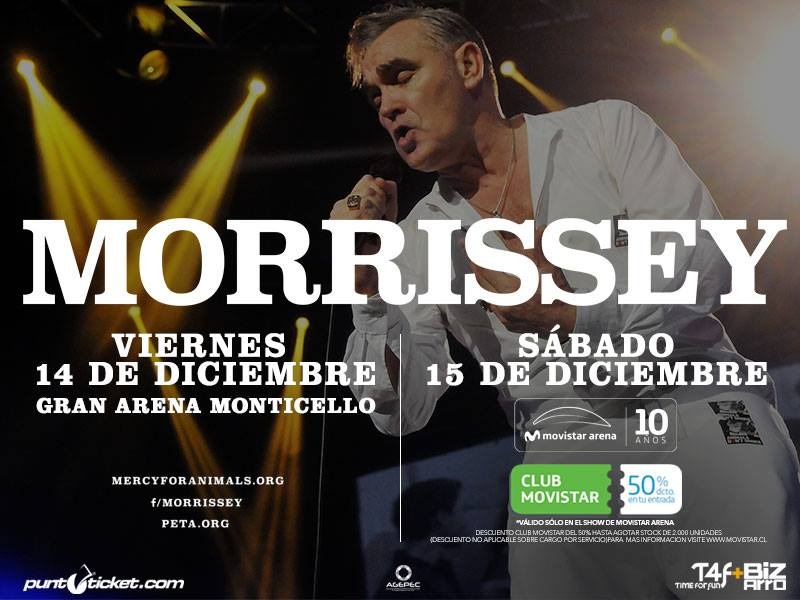 Morrissey en Chile | PuntoTicket