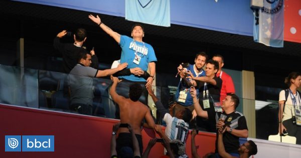 Está confiado: el baile de Diego Maradona en la previa del Argentina ...