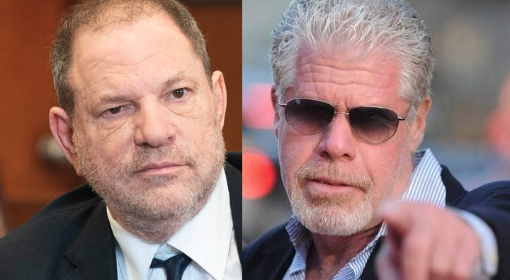 Harvey Weinstein (Agence France-Presse) | Ron Perlman (Facebook)
