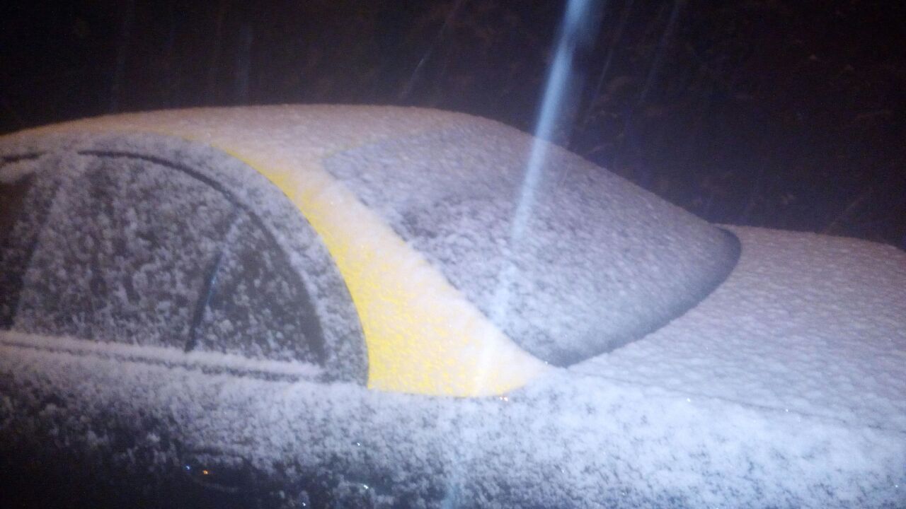 nieve en la región metropolitana