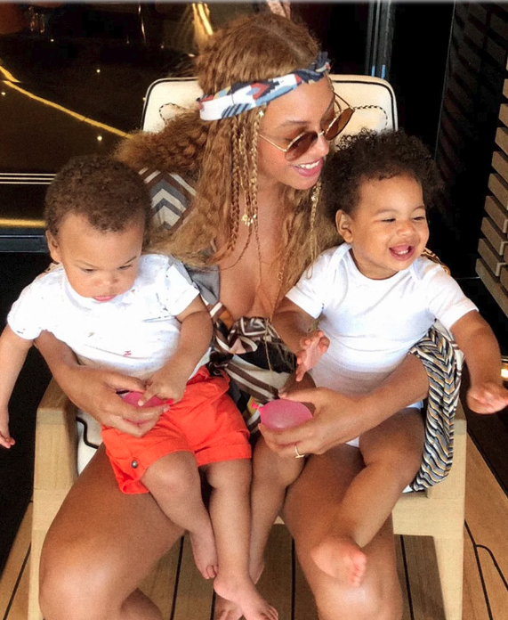 Beyoncé y sus hijos