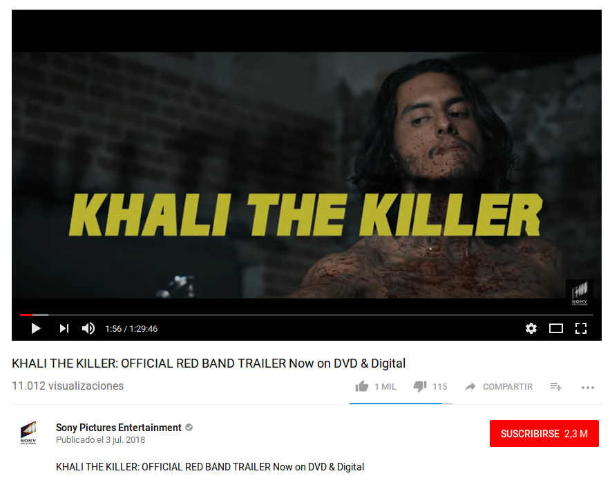   Khali The Killer | Sony Pictures Entertainment 