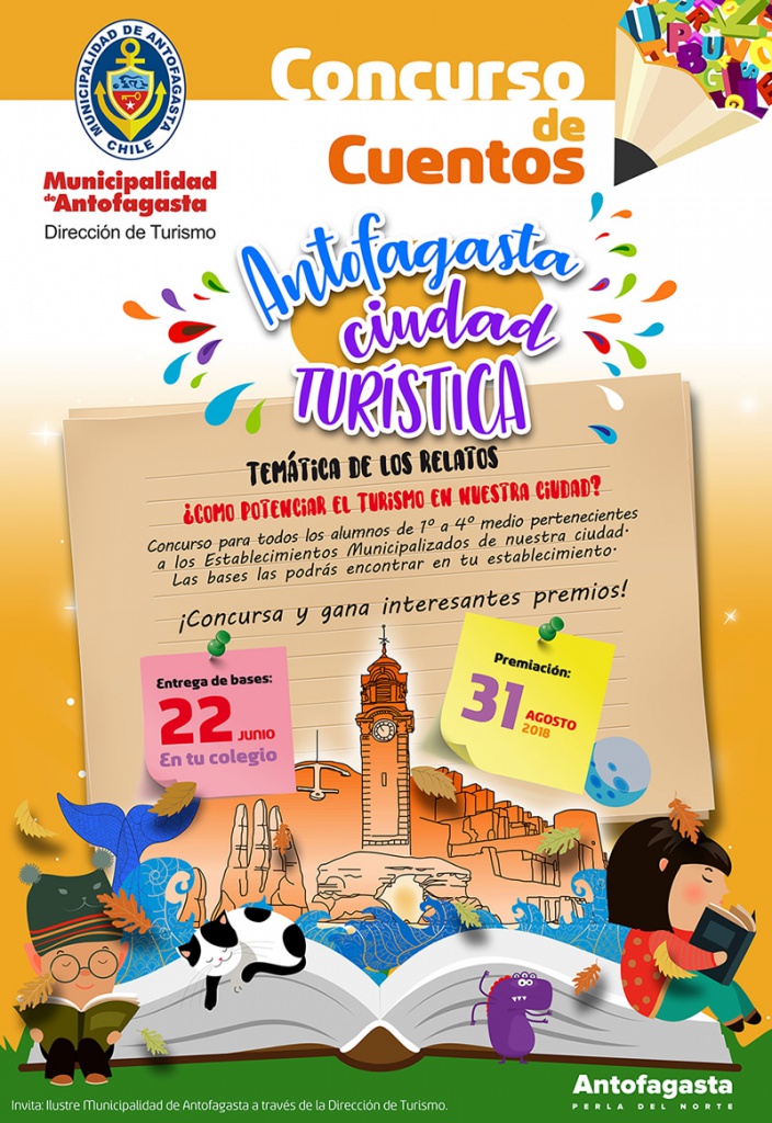 Concurso escolar de cuentos de turismo | Municipalidad de Antofagasta