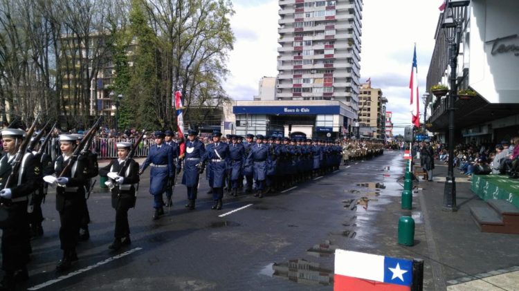 Desfile en Temuco