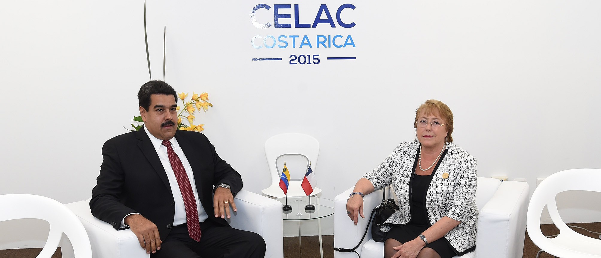 Bachelet y Maduro en la Celac 2015 | Foto Presidencia