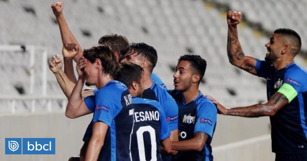 Europa League: jugador del Zürich marcó, fue a celebrar y terminó cayendo a una fosa