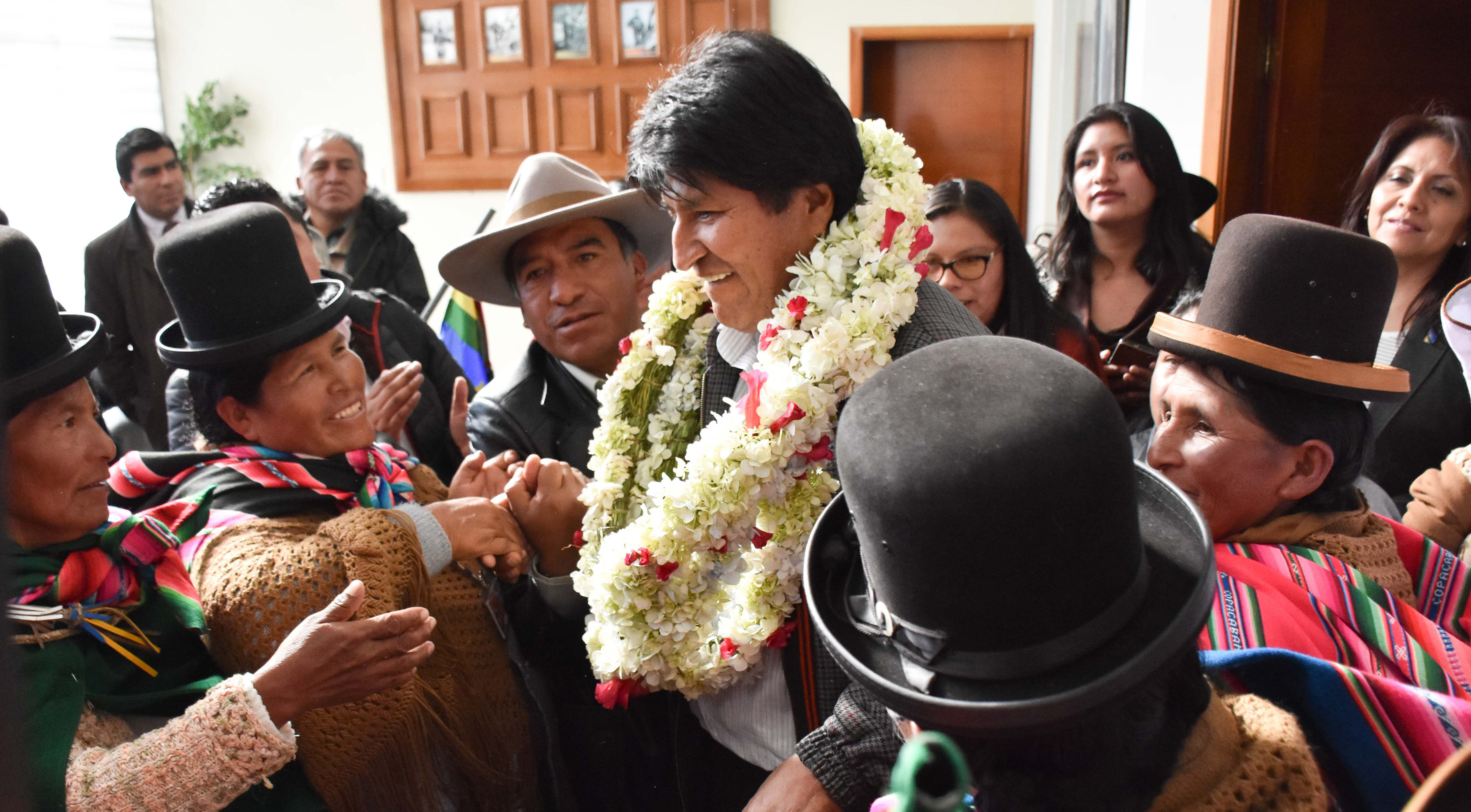 Evo Morales de vuelta en La Paz | Agencia UNO