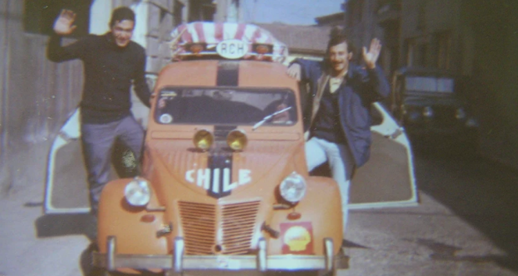 Ricardo y Marcelo en su salida de Santiago en 1971 | Cedida a BioBioChile