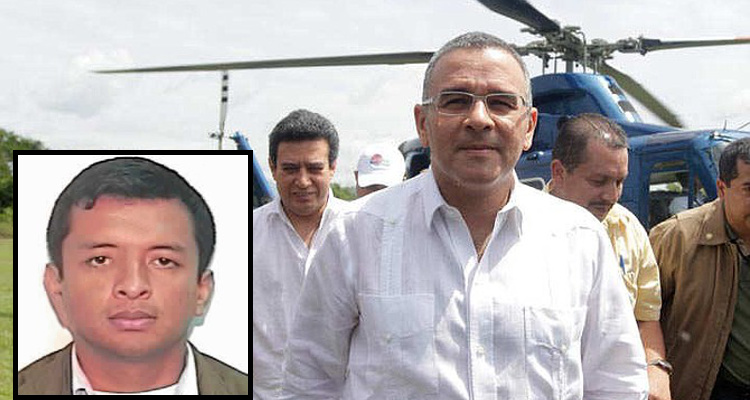 Miguel Ángel García García y el expresidente Mauricio Funes | BBCL