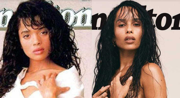 Lisa Bonet (izquierda) y Zoë Kravitz (derecha)