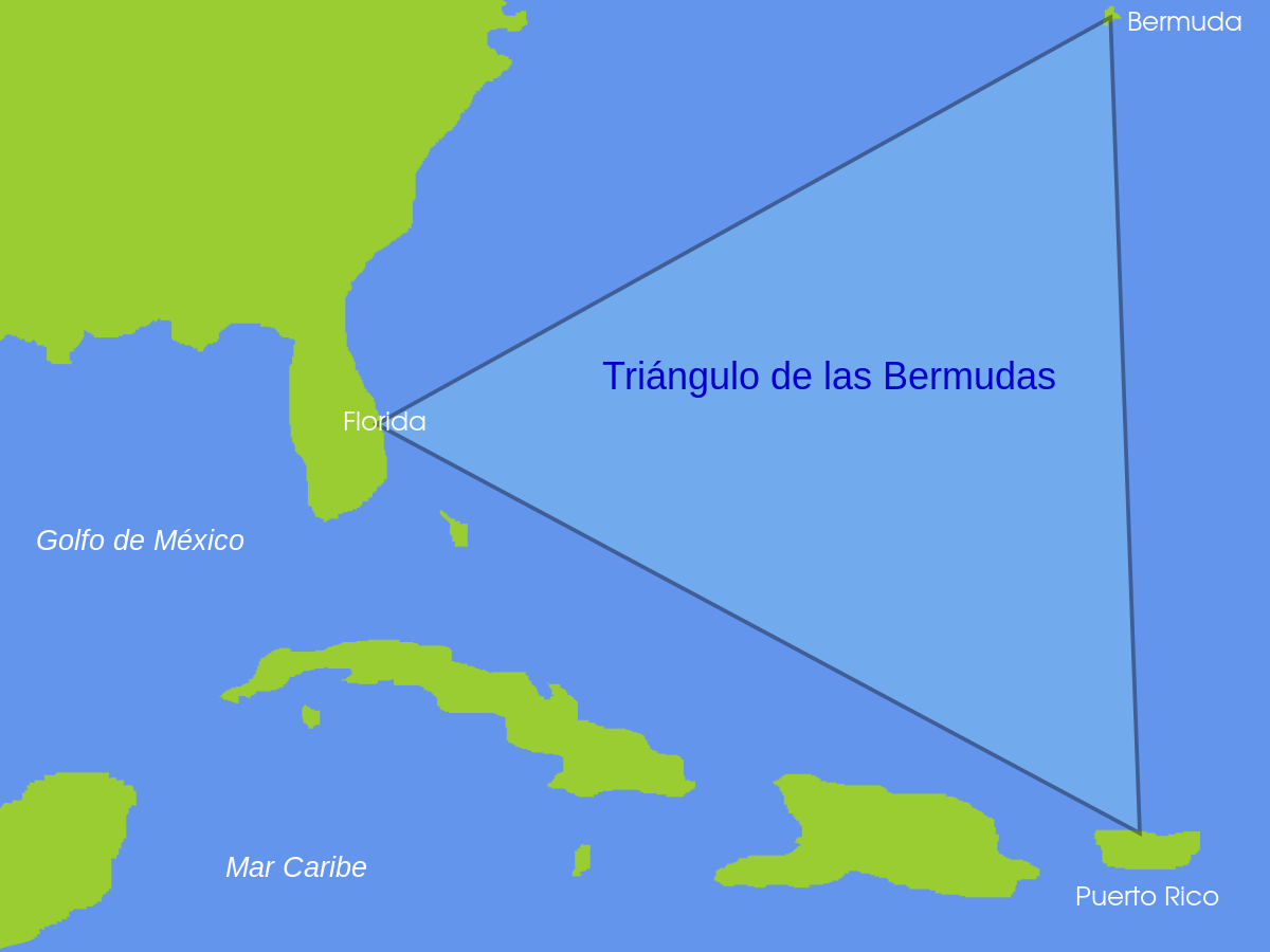 Triángulo de las Bermudas (CC) Wikimedia Commons