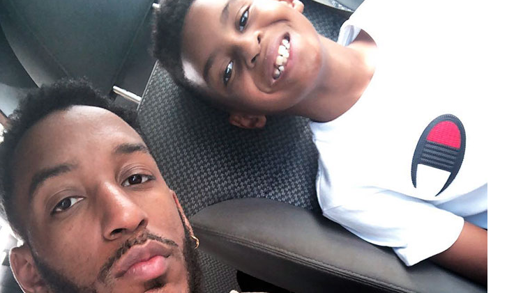 Aubrey Fontenot y su hijo, Jordan