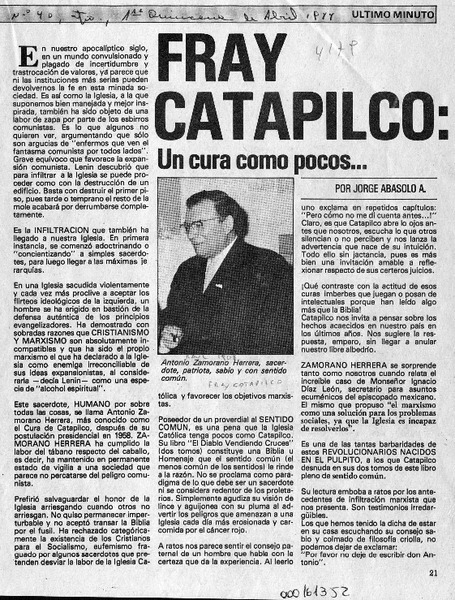 Antonio Zamorano en la Prensa | Biblioteca Nacional