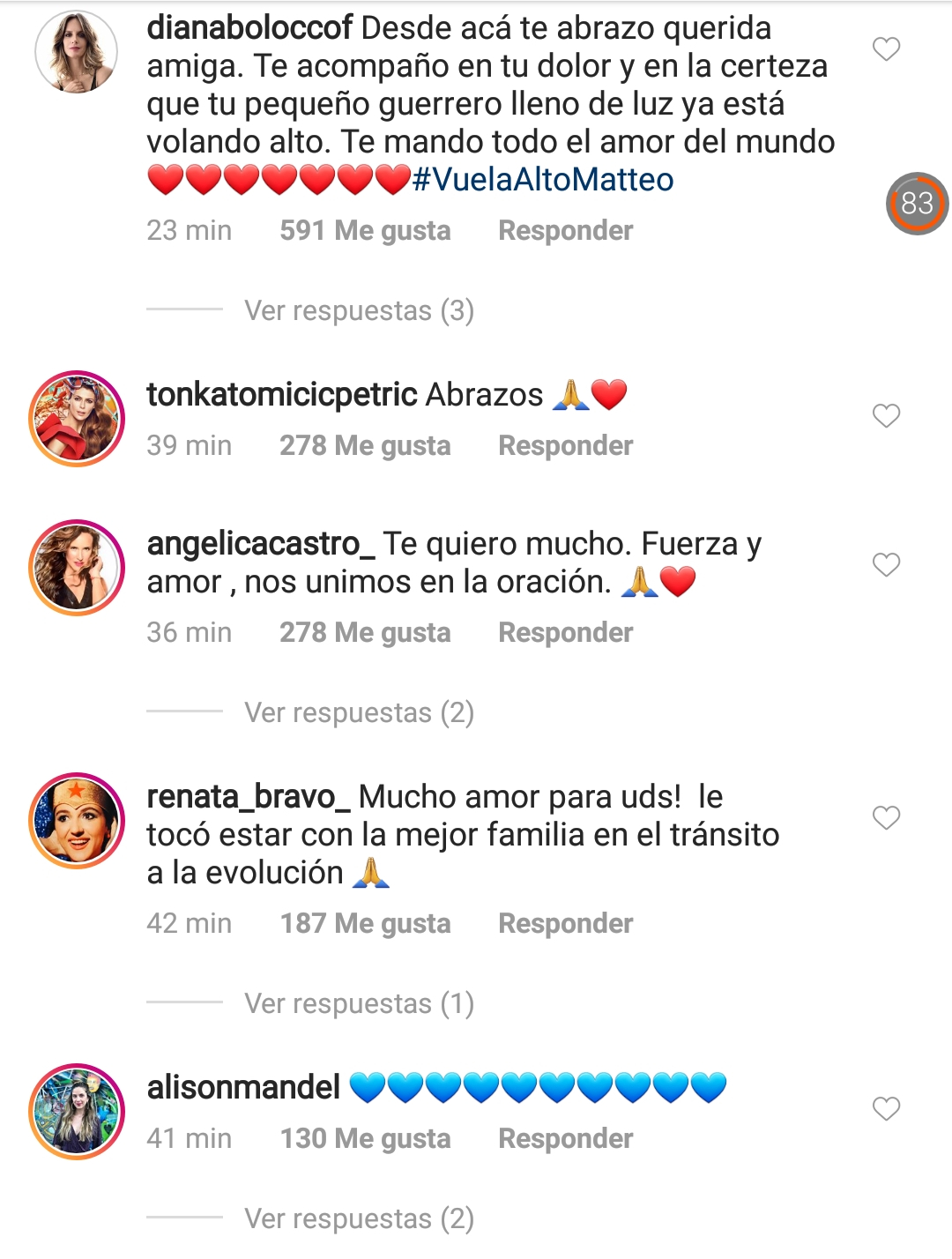 Mensajes en Instagram para Leonor Varela