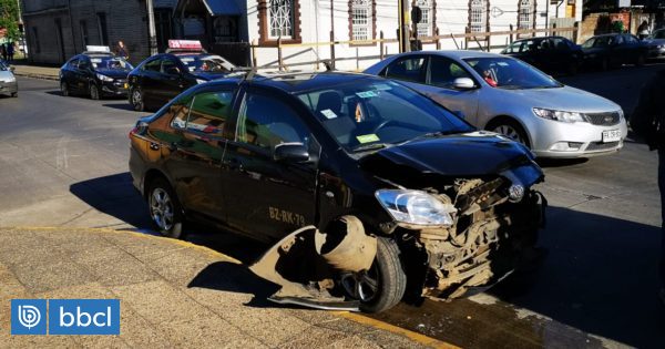 Colisión entre taxi y vehículo particular deja un lesionado en Temuco ...