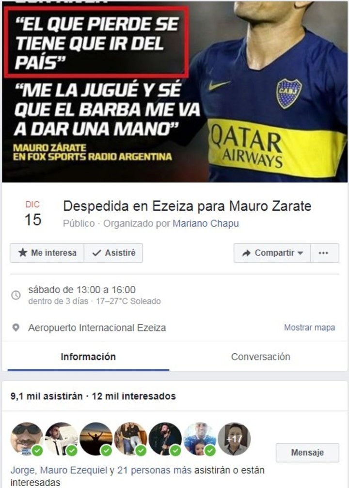 La burla viral a Mauro Zárate en Argentina tras desafortunada frase en la  previa de la Libertadores | Fútbol | BioBioChile