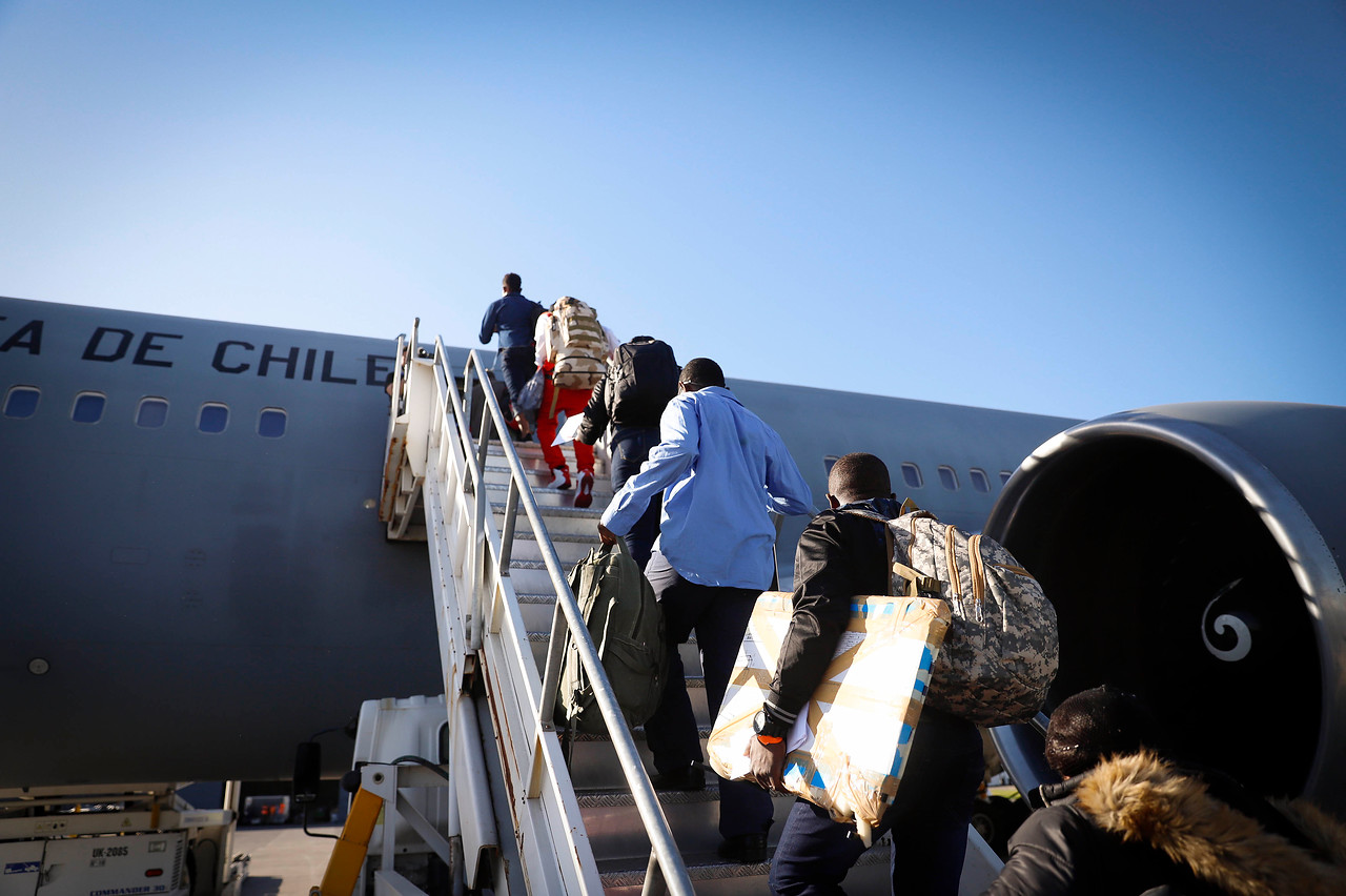 Salida de haitianos desde Chile | ARCHIVO | Agencia UNO