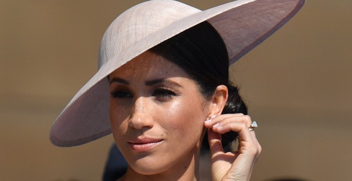 Britain’s Meghan, Duchess of Sussex, attends the Prince of Wales’s 70th Birthday Garden Party at Buckingham Palace in London on May 22, 2018.
The Prince of Wales and The Duchess of Cornwall hosted a Garden Party to celebrate the work of The Prince’s Charities in the year of Prince Charles’s 70th Birthday. / AFP PHOTO / POOL / Dominic Lipinski