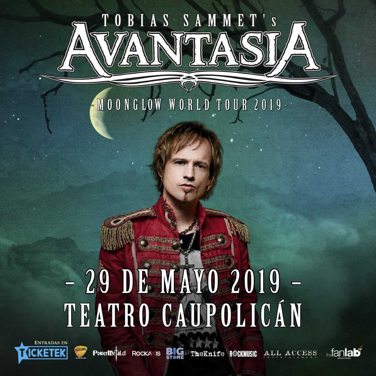 Avantasia anuncia show en Chile para mayo, regresa la Metal Opera.