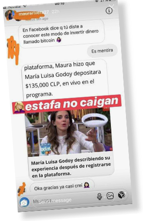 Maura Rivera Denuncia Que Estan Usando Su Rostro Para Estafa Online Tv Y Espectaculo Biobiochile