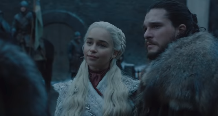 Daenerys Targaryen y Jon Snow | Game of Thrones 08×01