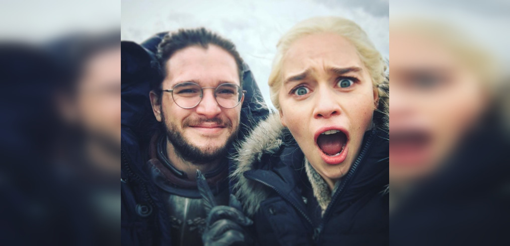 Kit Harington y Emilia Clarke | Instagram