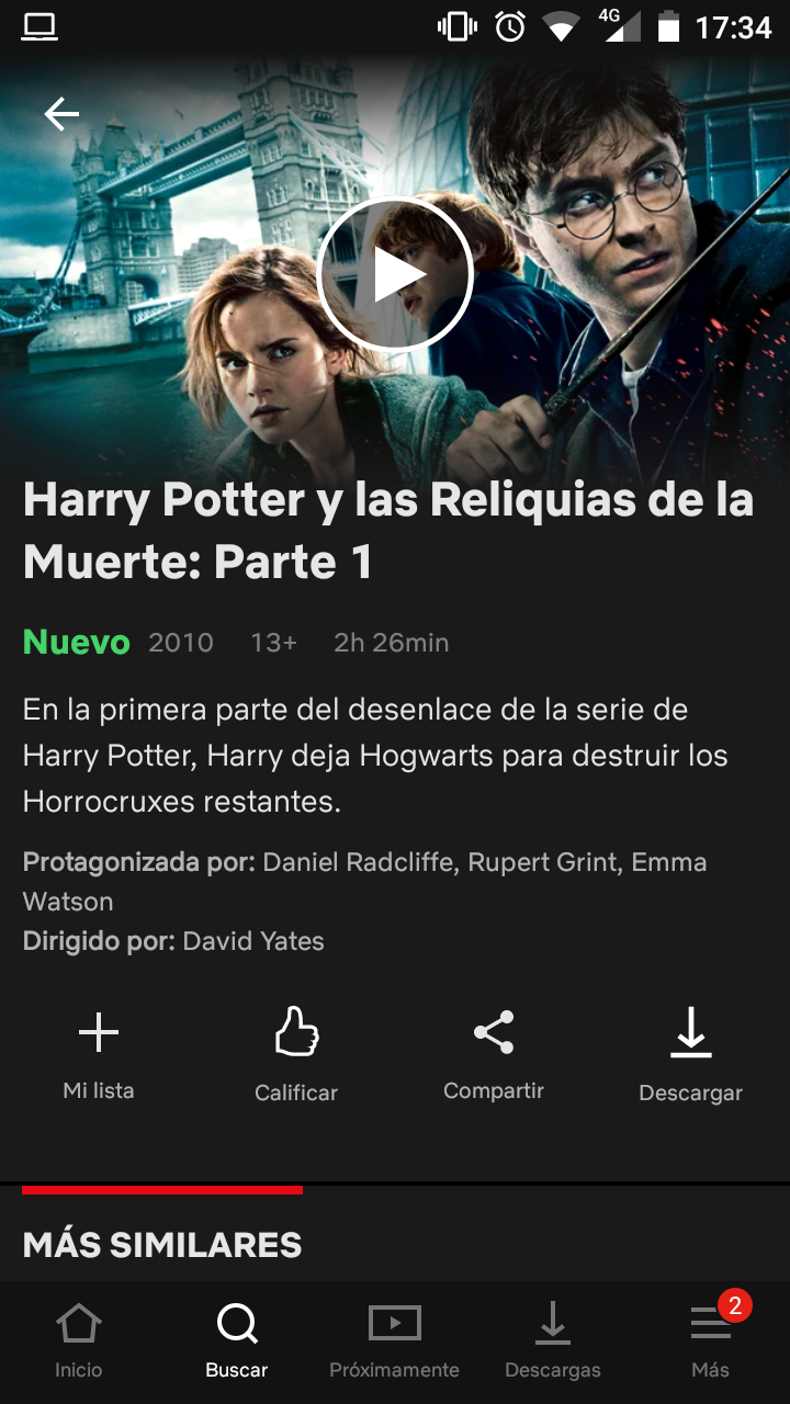 Harry Potter y las Reliquias de la Muerte Parte 1