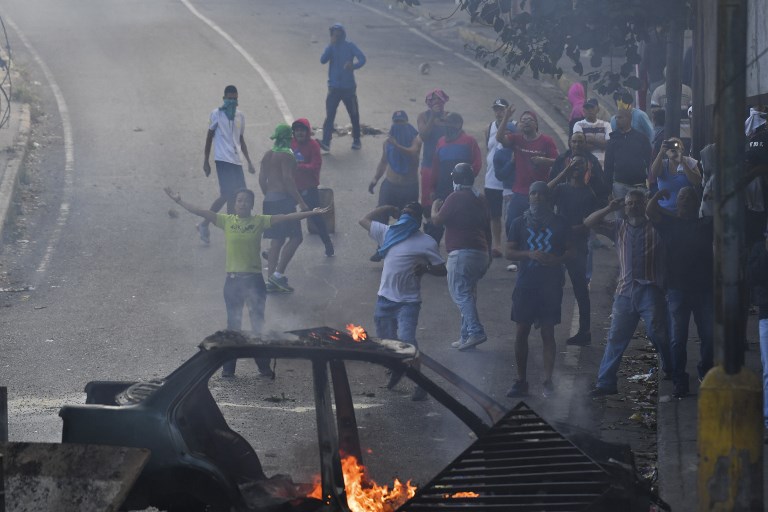 Protestas tras intento de sublevación en Venezuela | ARCHIVO | Agence France-Presse 