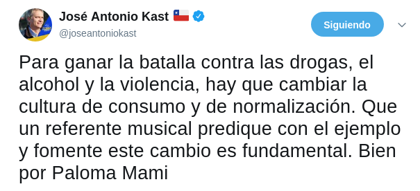 José Antonio Kast | Twitter 