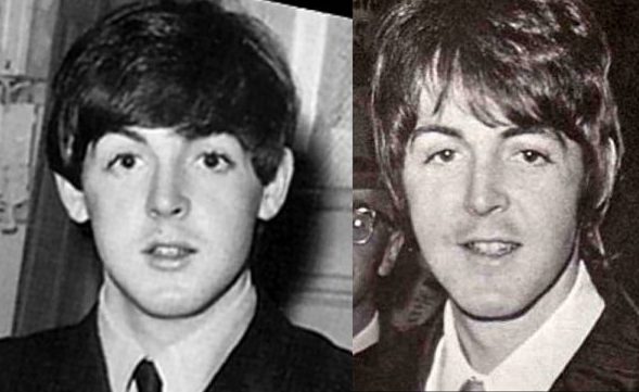 Paul McCartney antes y después