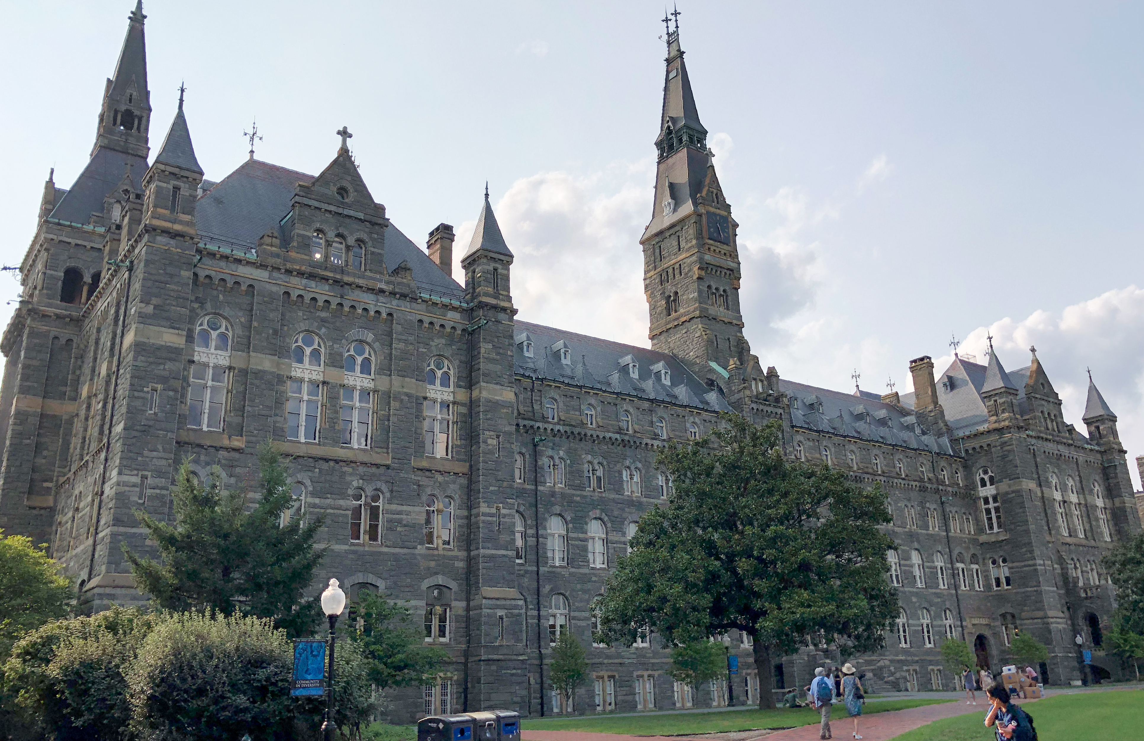 Campus de la Universidad de Georgetown en Washington, DC | Agence France-Presse
