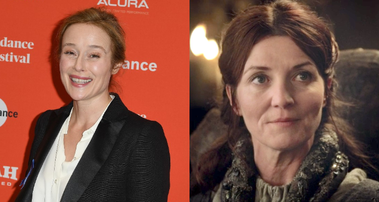 Izquierda: Jennifer Ehle, Agence France-Presse | Derecha: Michelle Fairley como Catelyn Stark en "Game of Thrones"
