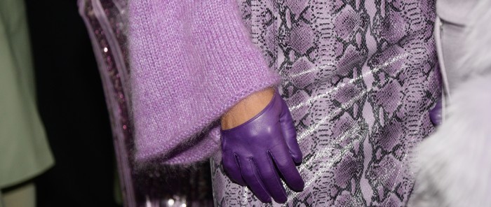 NEW YORK, NY – FEBRUARY 12: A view of a fashion detail backstage for Sally LaPointe fashion show during New York Fashion Week: The Shows at Gallery I at Spring Studios on February 12, 2019 in New York City.   Fernanda Calfat/Getty Images for NYFW: The Shows/AFP