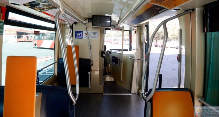 Bus eléctrico que recorrerá las calles de Las Condes
