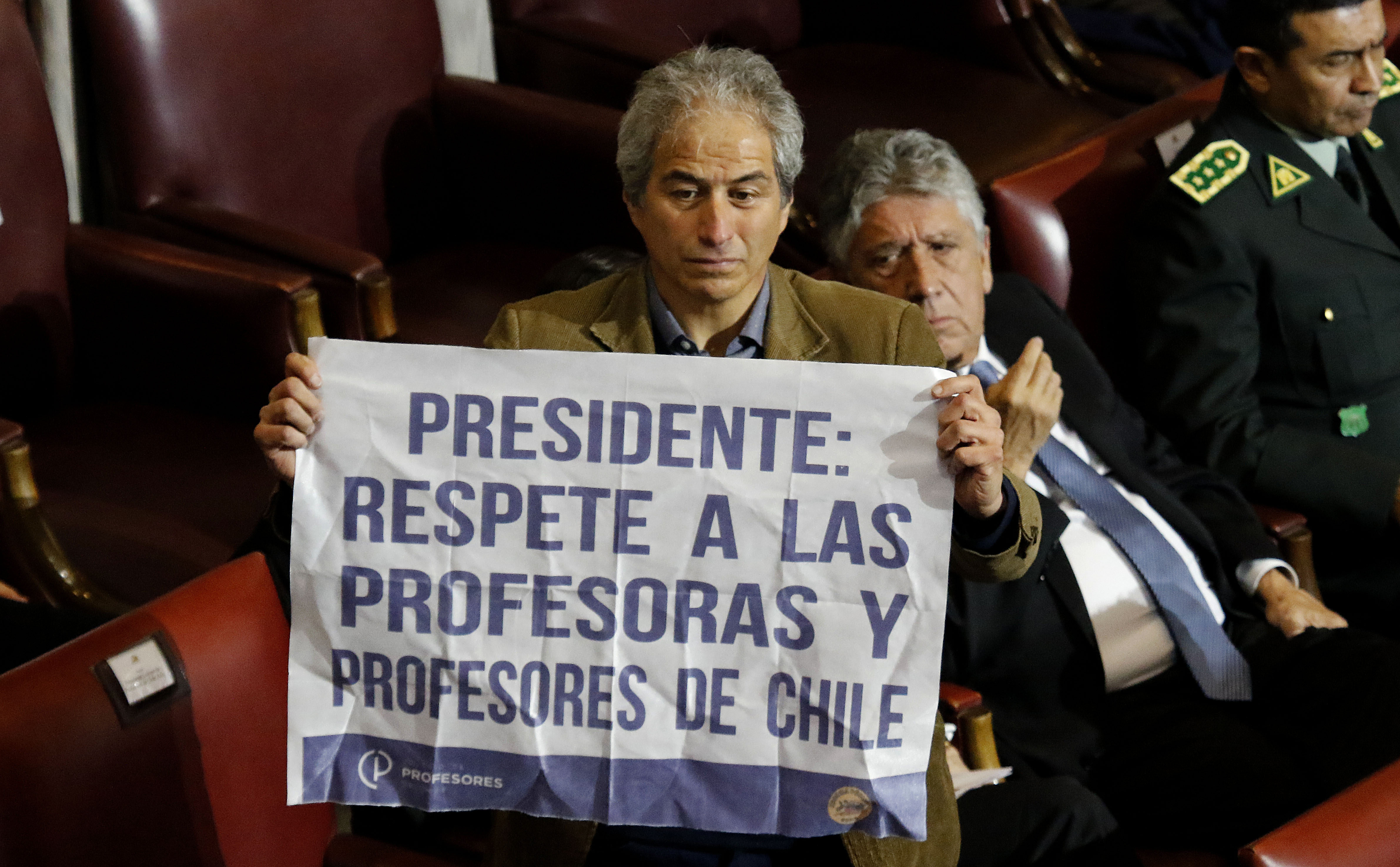 Mario Aguilar en la Cuenta Pública Presidencial | Leonardo Rubilar | Agencia UNO