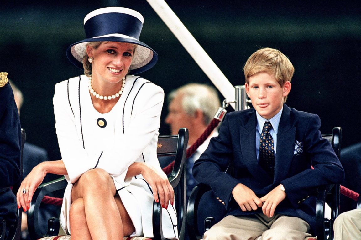 Princesa Diana y príncipe Harry