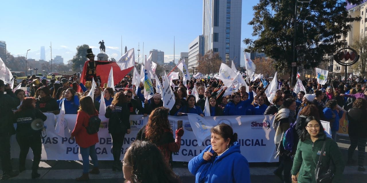 Marcha en Santiago