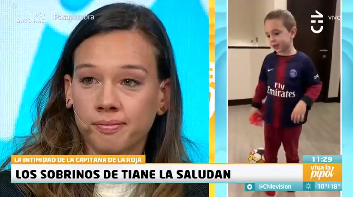 Christiane Endler Se Quebro En Tv Al Recordar Su Pena Por Jugar En Europa Distancia Con La Familia Tv Y Espectaculo Biobiochile