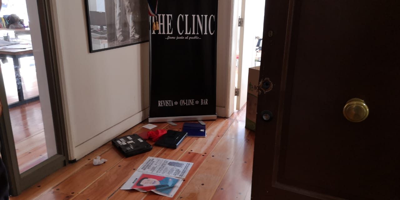 Robo a oficinas de The Clinic