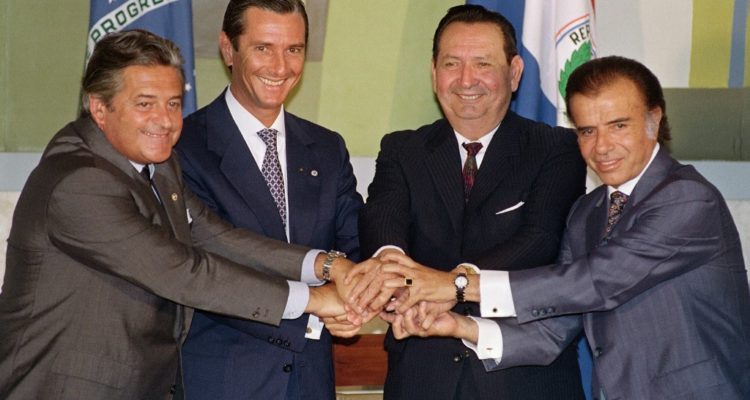 Firma del protocolo de Brasilia, 1991