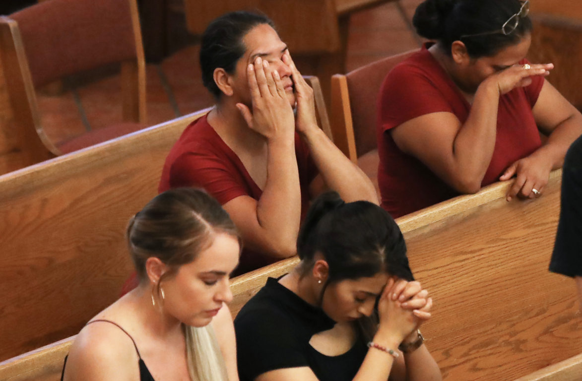 Vigilia en El Paso. Mario Tama | Getty Images | Agence France-Presse