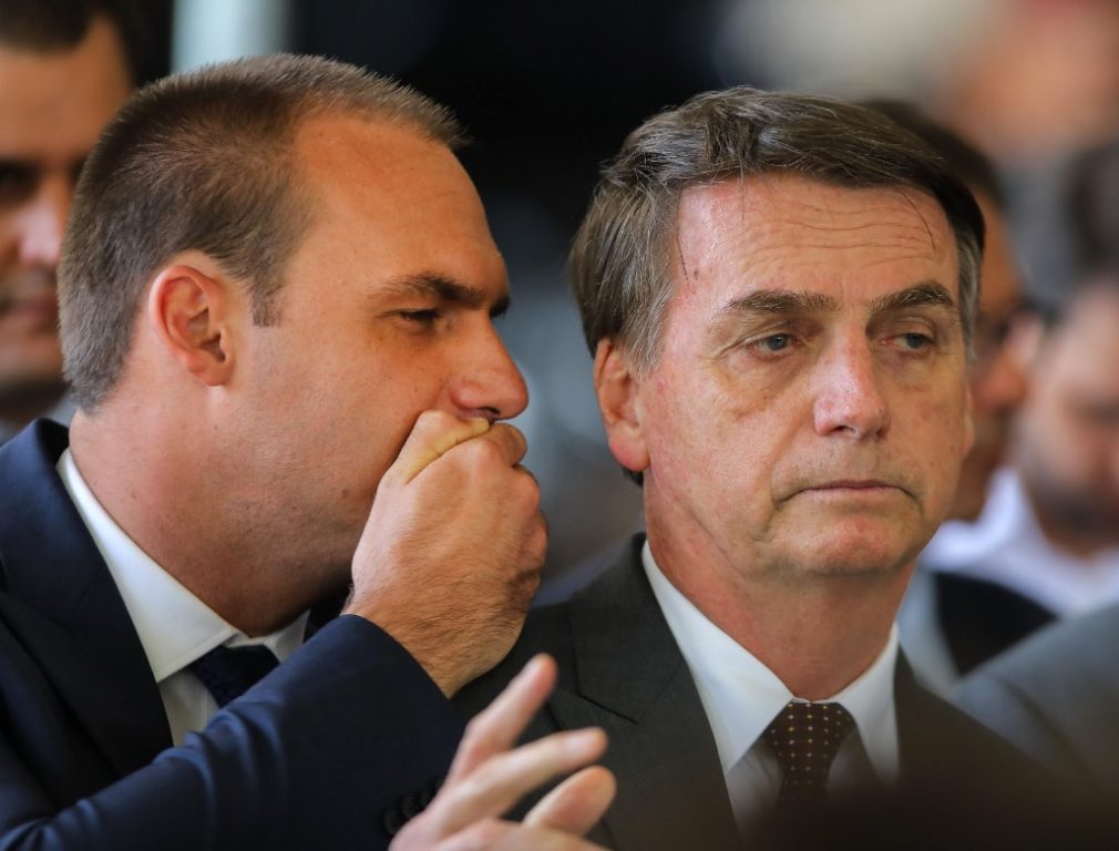 Eduardo y Jair Bolsonaro
