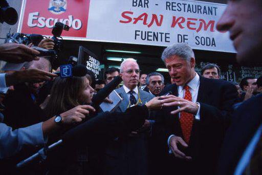 Clinton en "San Remo" | Archivo