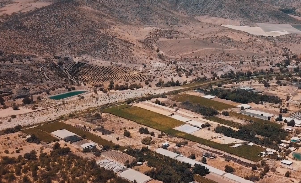 Imagen aérea de Petorca. Somos Agua (BBCL)