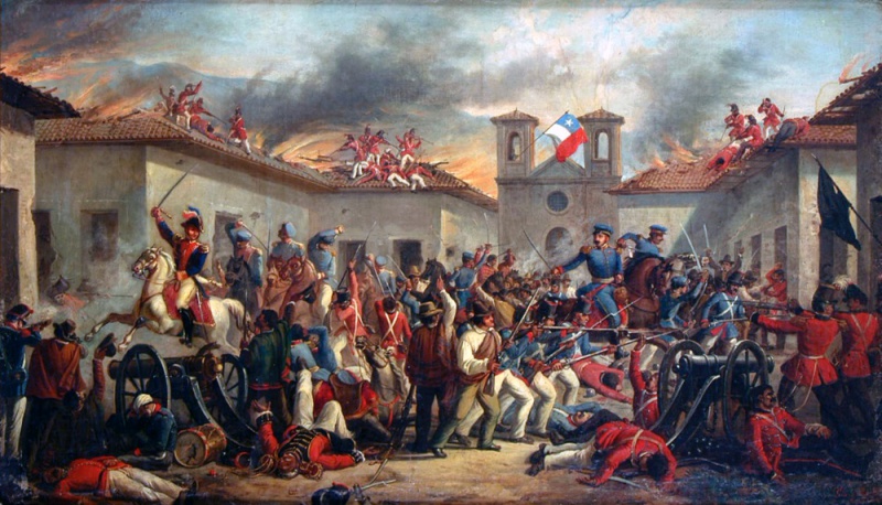 Óleo del Desastre de Rancagua | Wikimedia Commons